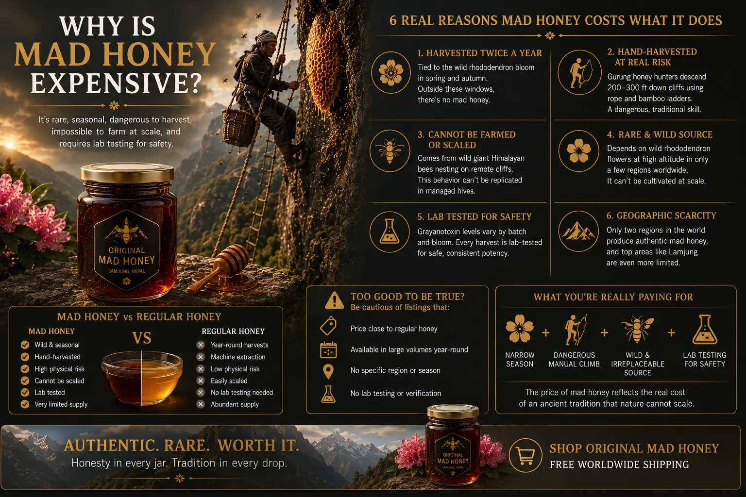 その他 加工食品 LUXURY MAD HONEY 220g Why Is Mad Honey Expensive? - Original Mad Honey